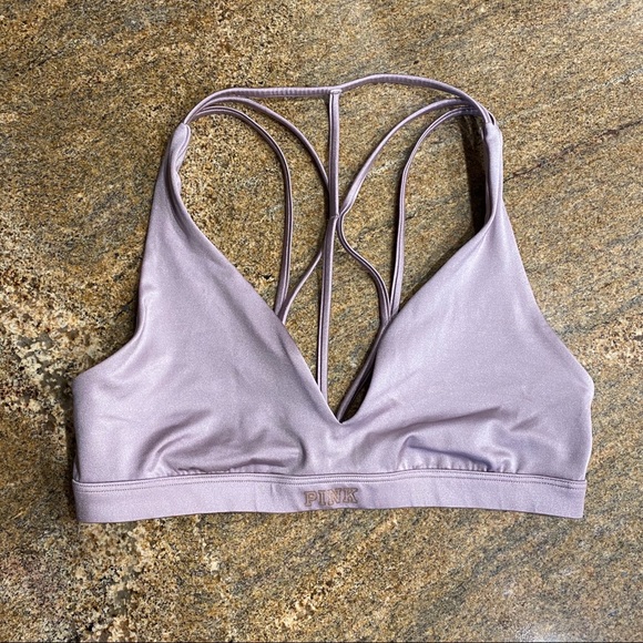 PINK Victoria's Secret Other - Victoria Secret PINK metallic purple bralette